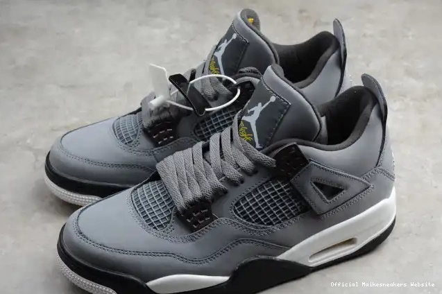 Official Maikesneakers Cool Grey (2019) Jordan 4 308497-007 Retro Air 0501